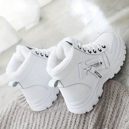 Fall Shearling-Lined Utility Boots