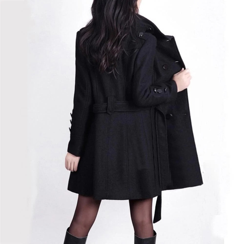 Double-Breasted Tailored Coat