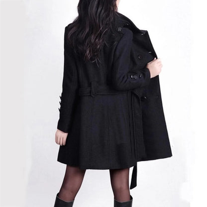 Double-Breasted Tailored Coat