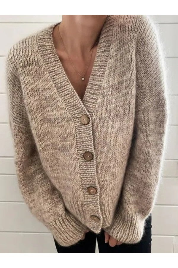 Fall Button Front Cardigan