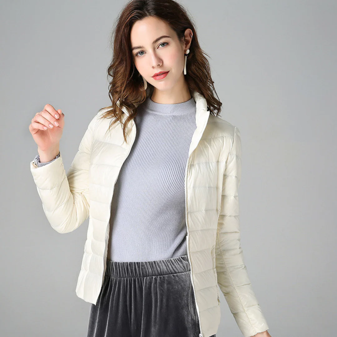 Fall Channel-Quilted Jacket
