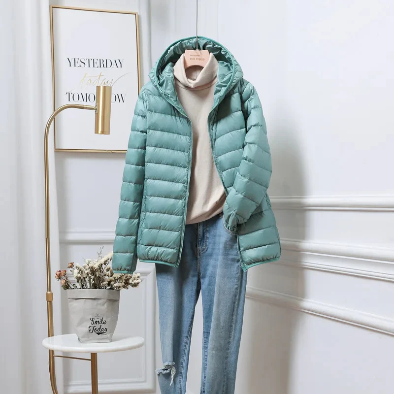 Fall Hooded Baffled Jacket