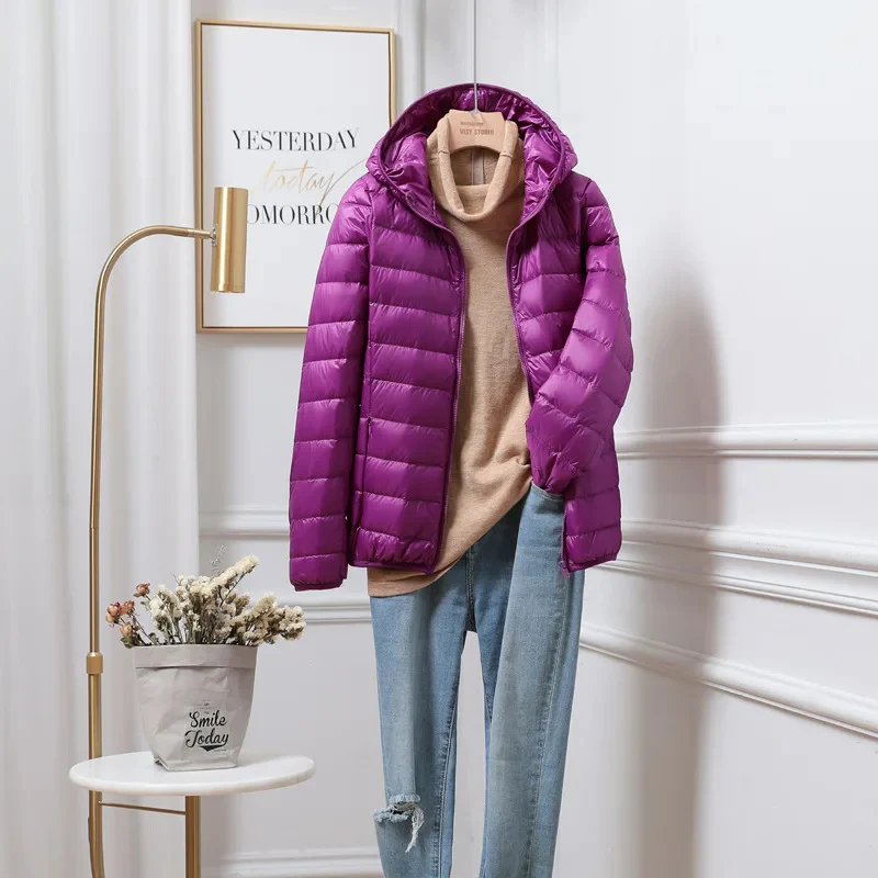 Fall Hooded Baffled Jacket