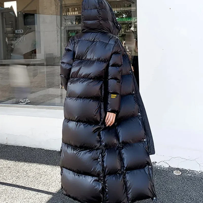 Fall Hooded Longline Puffer Coat