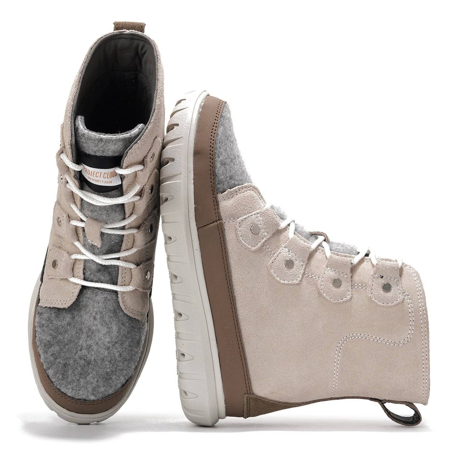 Fall Mixed Material Boots