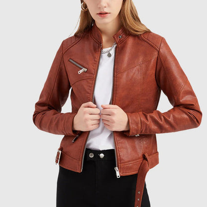 Fall Belted Moto Jacket