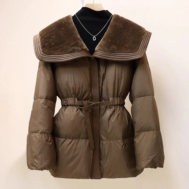 Fall Belted Down Jacket