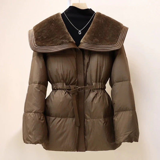 Fall Belted Down Jacket