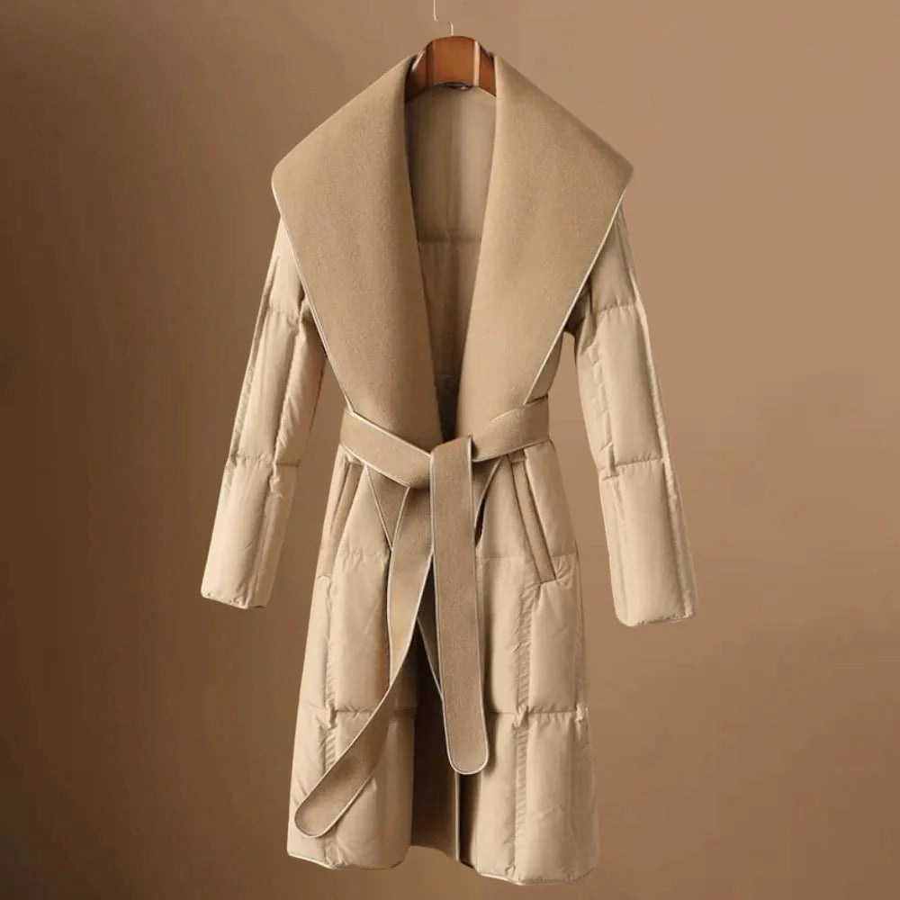 Fall Belted Down Coat