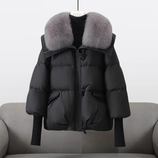 Fall Fur-Trim Puffer Jacket