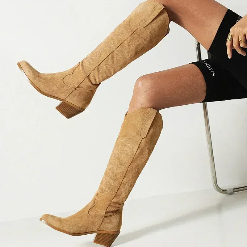 Fall Western Knee-High Boots