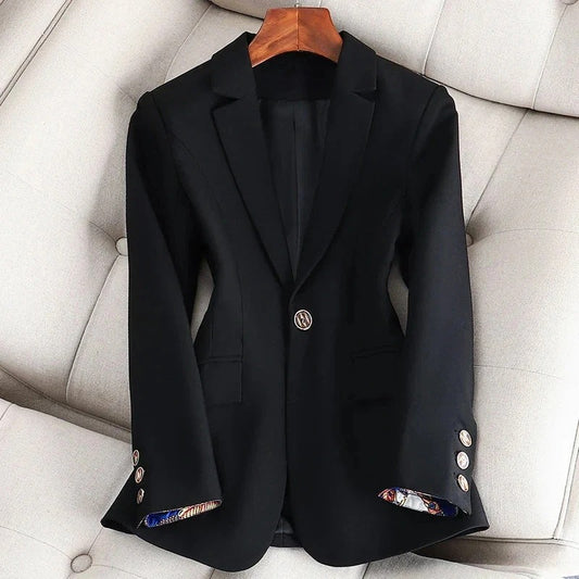 Single-Breasted Tailored Blazer