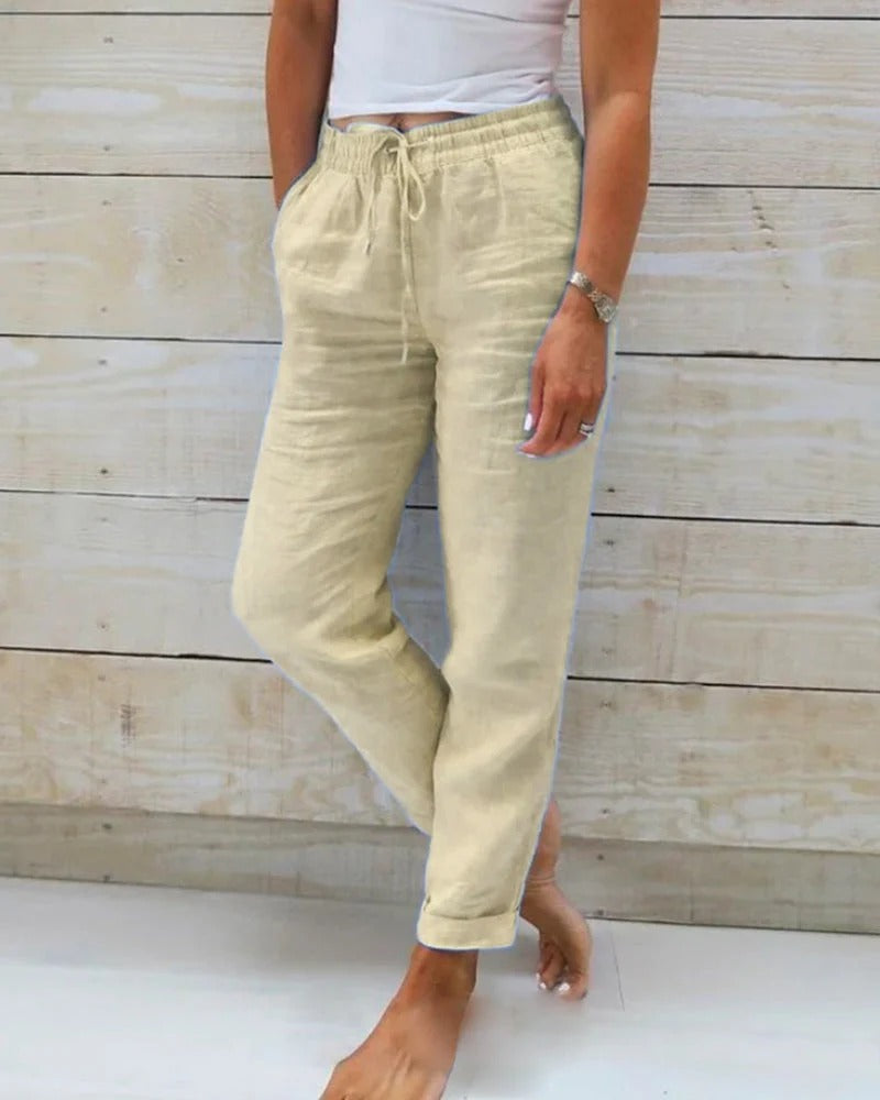 Linen Casual Pants - Lightweight, Breathable Comfort