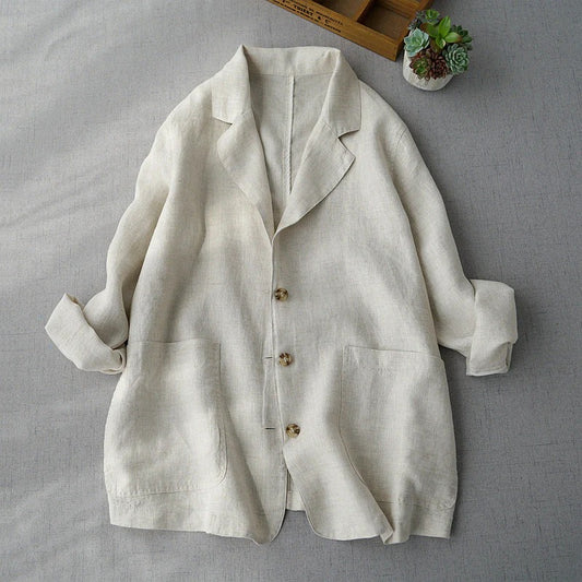 Buttoned Loose Blazer
