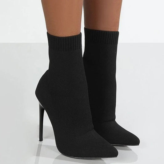 Fall Sock Stiletto Boots