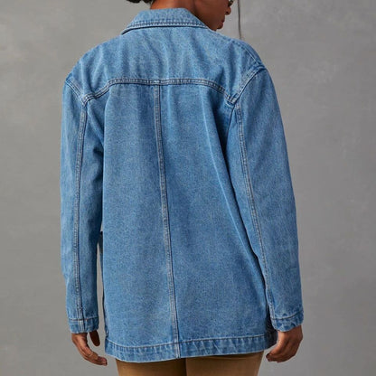 Fall Longline Denim Jacket