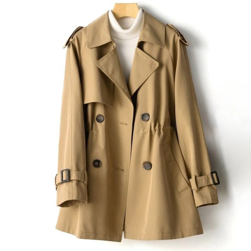 Fall Double-Breasted Belted Trench