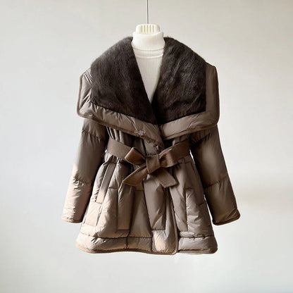 Fall Belted Collar Jacket
