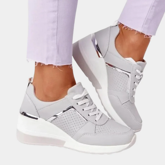 Panel Detail Platform Sneakers