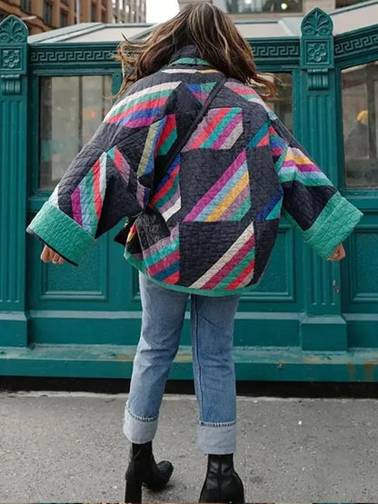 Fall Quilted Patchwork Jacket