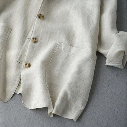 Buttoned Loose Blazer
