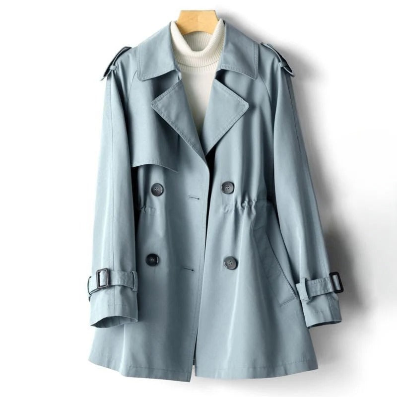 Fall Double-Breasted Belted Trench
