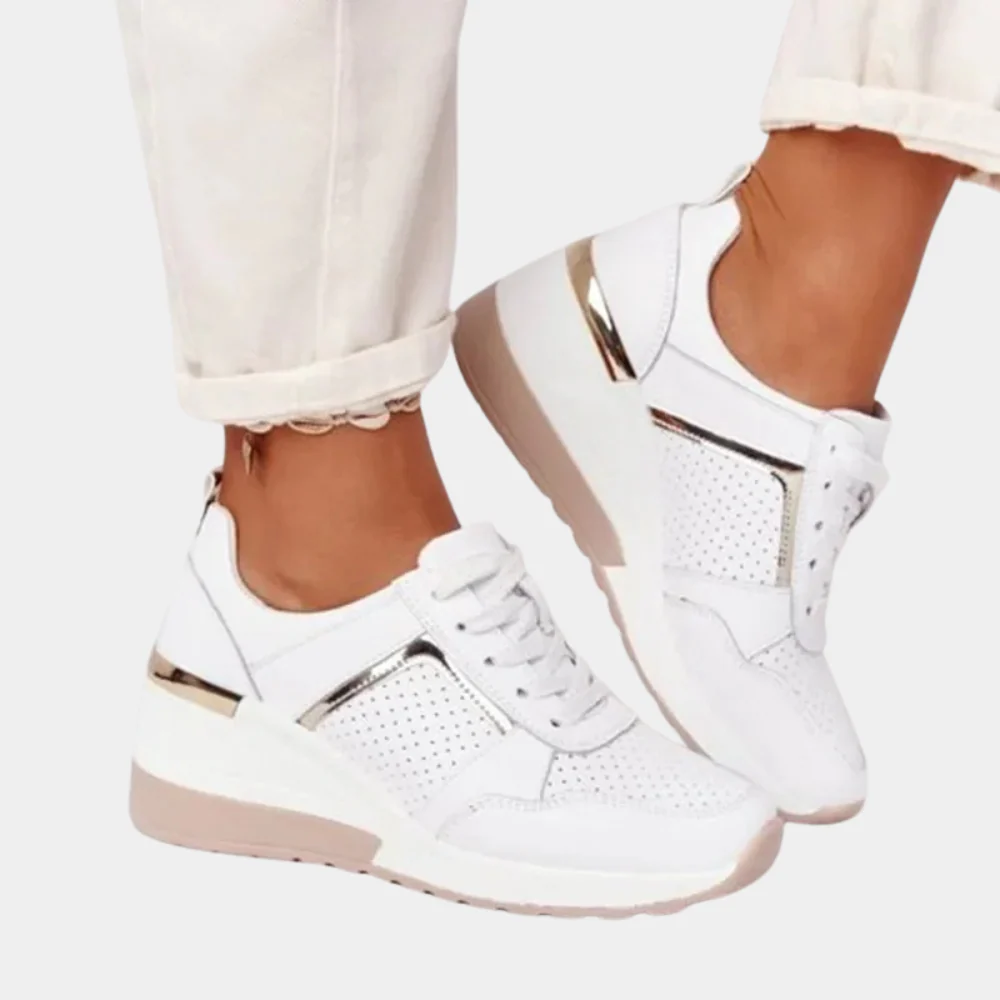 Panel Detail Platform Sneakers