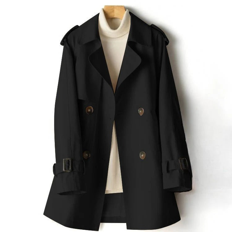 Fall Double-Breasted Belted Trench