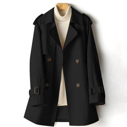 Fall Double-Breasted Belted Trench