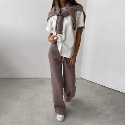 Turtleneck Knit Lounge Set