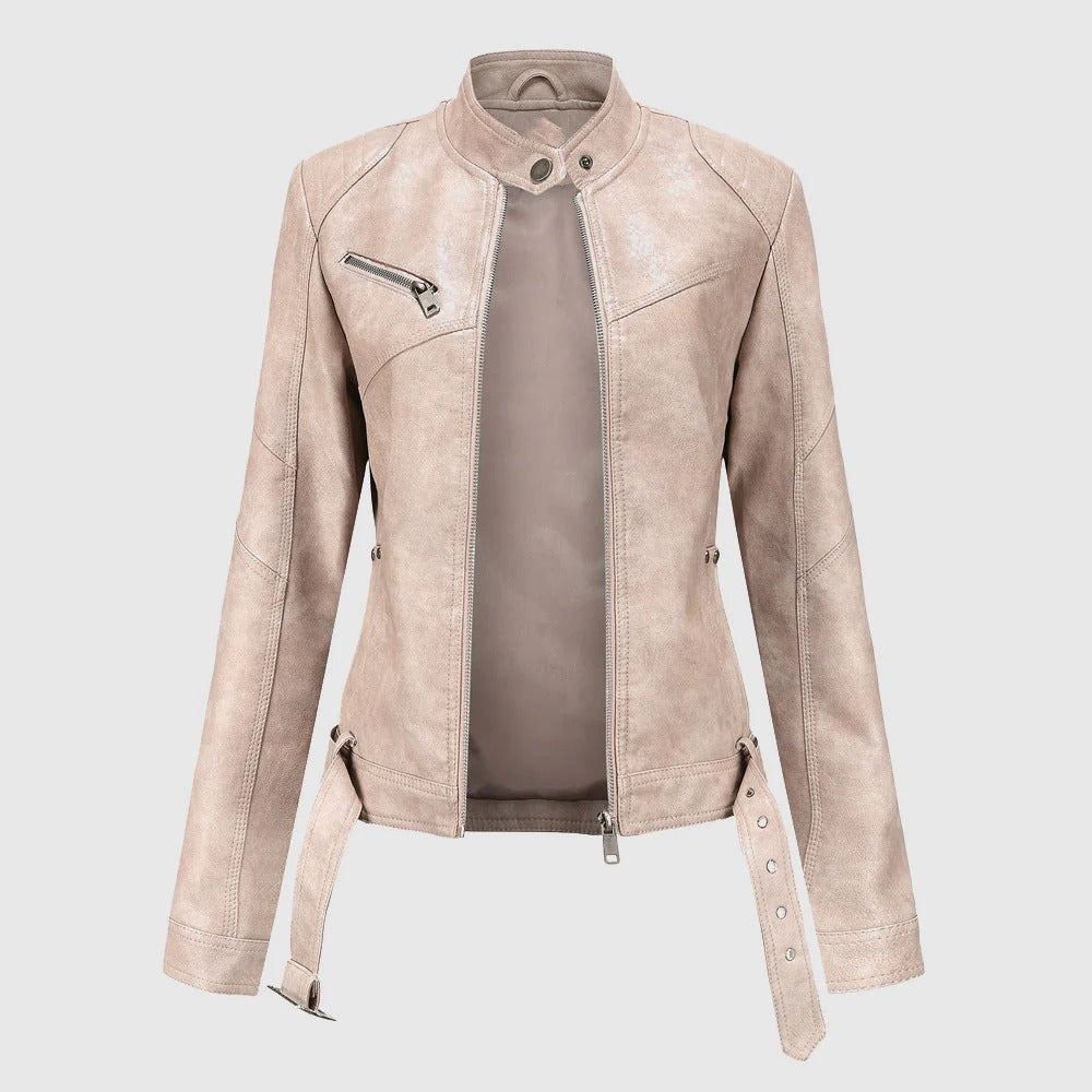 Fall Belted Moto Jacket
