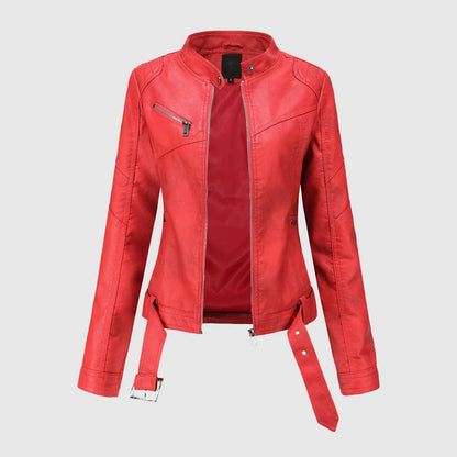Fall Belted Moto Jacket