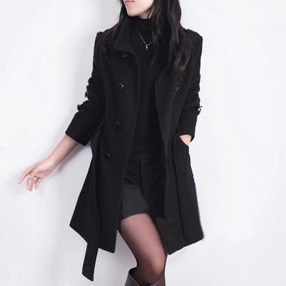 Double-Breasted Tailored Coat