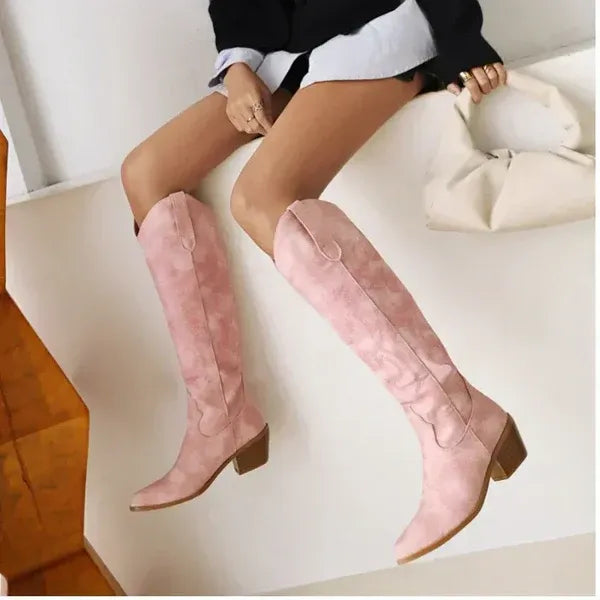 Fall Western Knee-High Boots