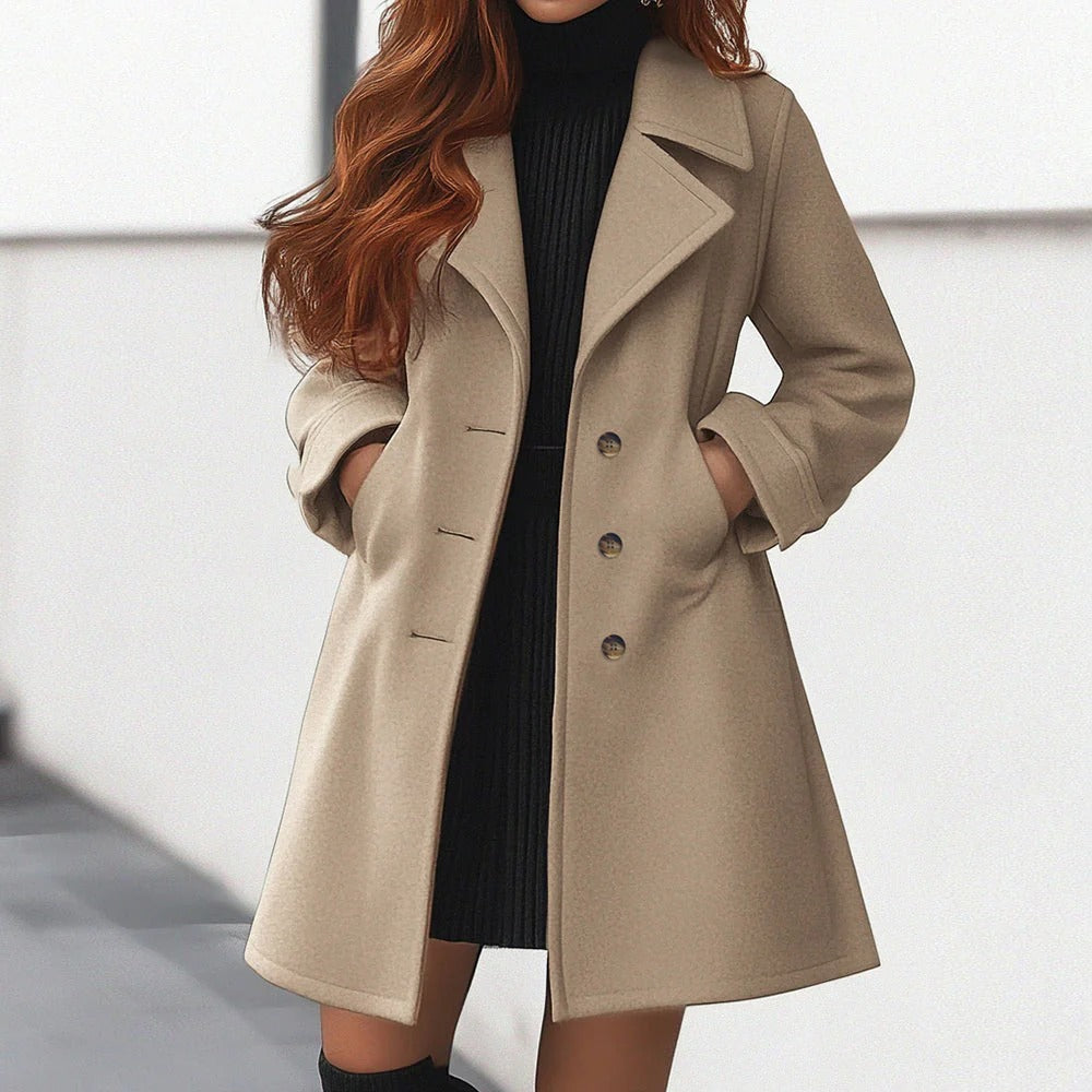 Fall Structured Lapel Coat