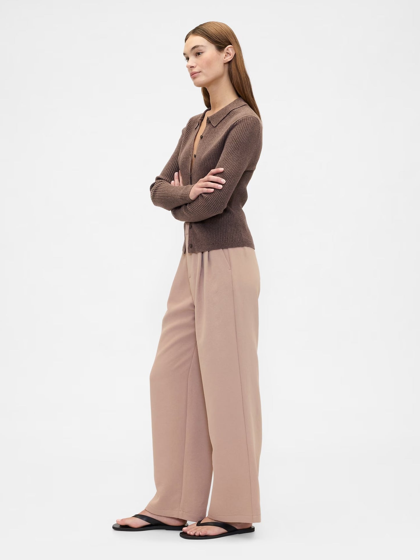 Wide-Leg Oblt Trousers