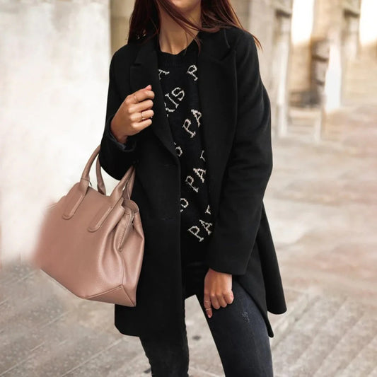 Tailored Double-Breasted Coat