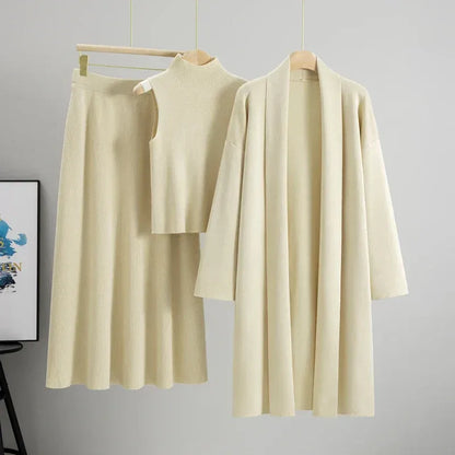Three-Piece Knit Set