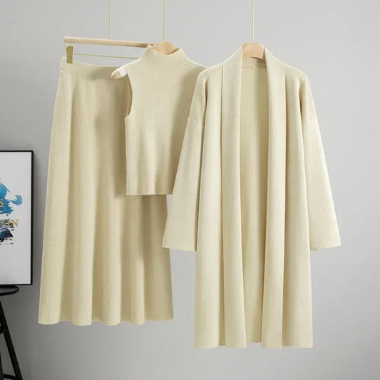 Three-Piece Knit Set