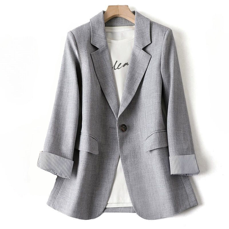 Single-Breasted Tailored Blazer