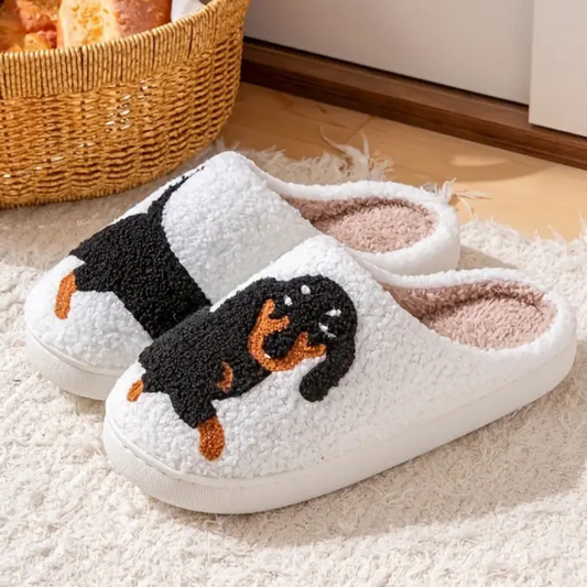 Dog Pattern Indoor Slippers