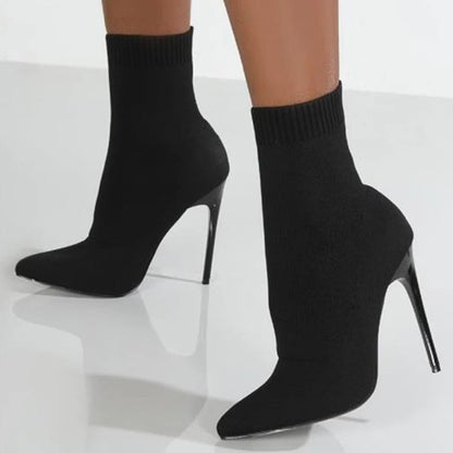 Fall Sock Stiletto Boots