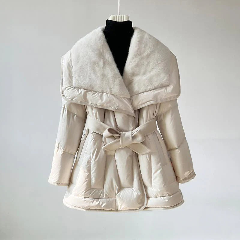 Fall Belted Collar Jacket