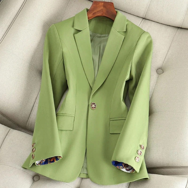 Single-Breasted Tailored Blazer