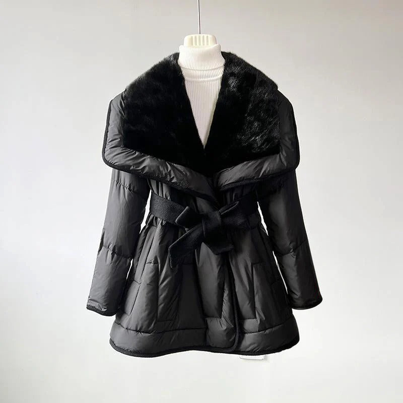 Fall Belted Collar Jacket