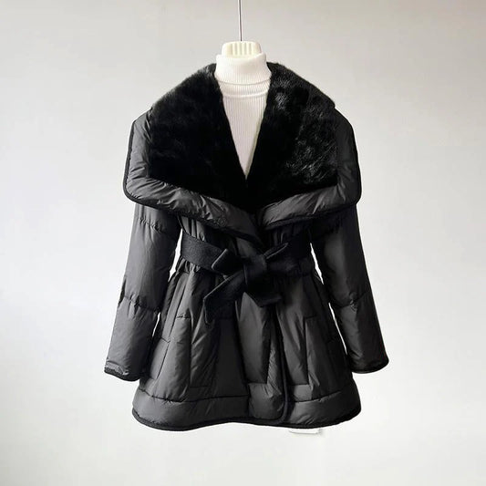 Fall Belted Collar Jacket