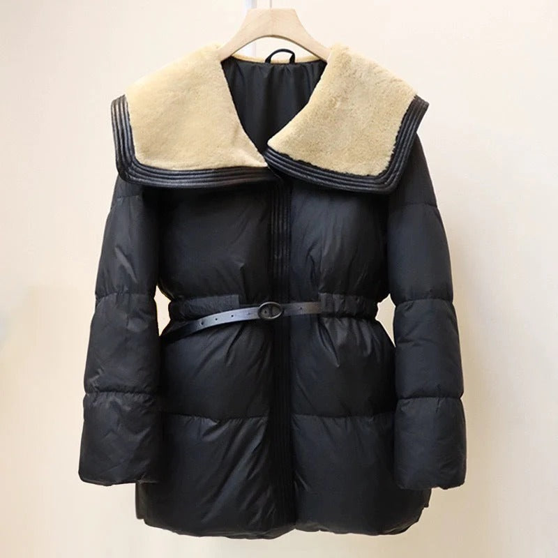 Fall Belted Down Jacket