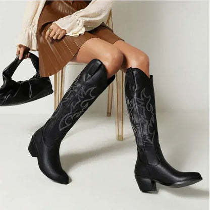 Fall Western Knee-High Boots