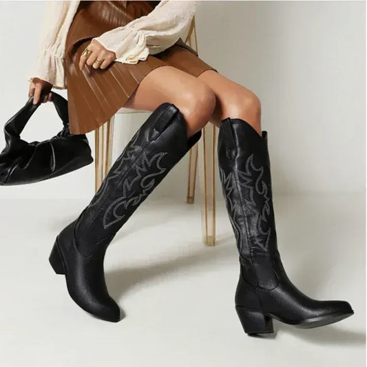 Fall Western Knee-High Boots