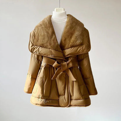 Fall Belted Collar Jacket